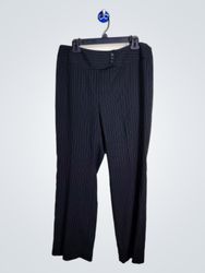 Calças listradas Style & Co. feminino tamanho 10