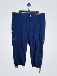 Capris Cargo Bleus