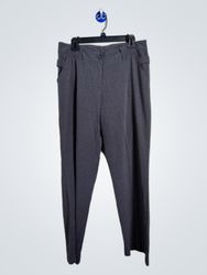 Calças de vestido cinzas Marianne para mulheres ta..