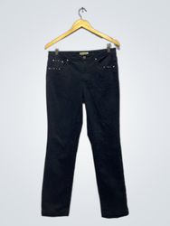 Earl Jean Black Embellished Denim Jeans
