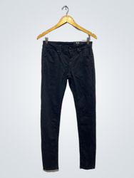 Miss Me Jeans Damen Schwarze Skinny Jeans mit verz..