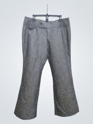Calças de vestido em corte bootcut cinza Maurices