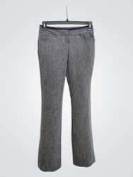 Pantaloni a zampa d'elefante in tweed grigio BCX d..