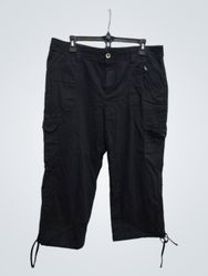 Cato Classic Black Capris Tamanho 12