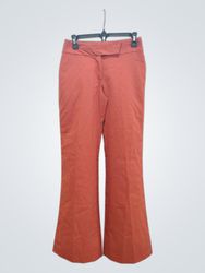 Pantalones de campana naranjas para mujer La Belle..