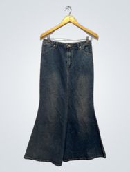 CHAIN REACTION Denim Maxi Rock