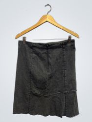 Gray A-Line Skirt