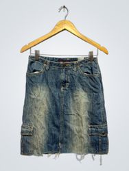 Mudd Denim Jupe Mini Cargo