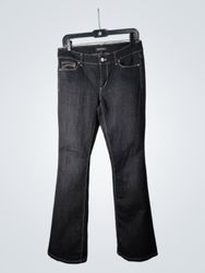 Jeans neri a gamba larga da donna White House Blac..