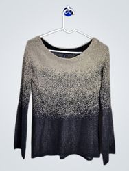 White House Black Market Ombre Sparkle Long Sleeve..