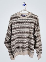 Suéter de punto Fair Isle para hombre Victoria Dry..