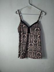 Women's Camisole with Damask Print