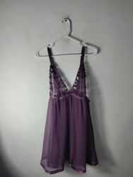 Purple Babydoll Lingerie