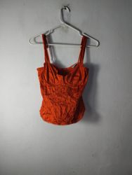 Top de Corpete Laranja Marciano