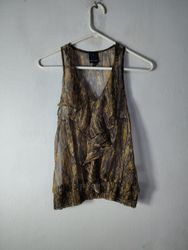 Tank top sin mangas con estampado burnout de Ella ..