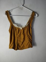 ECOTE Lace Trim Corset Top