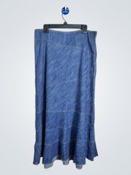 NU INFLUENCE Saia Maxi de Denim
