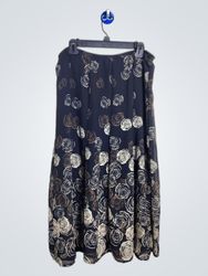 JM Collection Floral Maxi Skirt