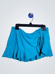 Catalina Women's Blue Ruffle Swim Skirt