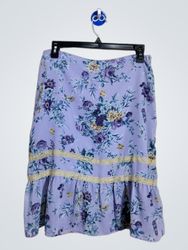 Liz Claiborne AXXESS Blumen-Midirock