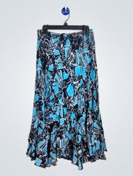 Maxi Skirt with Floral Print