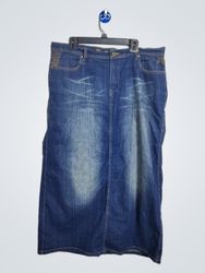 Gonna Maxi in Denim Donna Drama Jeans
