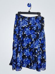 Nine West Floral Print Skirt