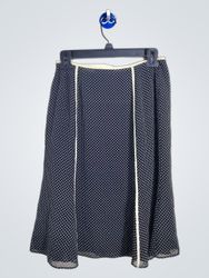 Falda midi con lunares Ann Taylor
