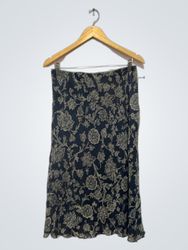 Kathie Lee Collection Women's Floral Print Midi Sk..
