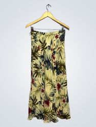 Saia Maxi de Seda Floral Jones New York