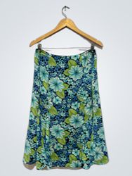 Sag Harbor Floral Print Skirt