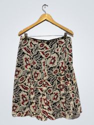 Saia Midi Floral George por Mark Eisen