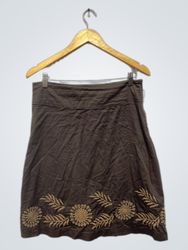 Old Navy Embroidered A-Line Skirt