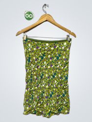 Loco Linda Green Floral Tube Top