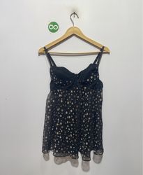 Bella Donna Polka Dot Lace Babydoll