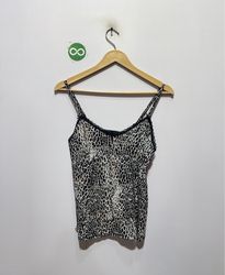 「Rene Rofe Sleepwear Leopard Print Cami Top」