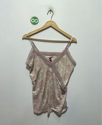 Vince Camuto Floral Lace Trim Cami Top