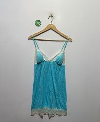 In Bloom by Jonquil Blue Lace Trim Slip