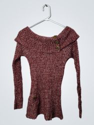 Suéter rojo con manchas de J.J. Basics para mujer,..