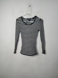 「Style & Co. Petite ストライプ 長袖トップ」