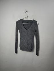 Express V-Neck Long-Sleeve Sweater