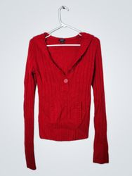 Rue 21 レッドニットフーディ
