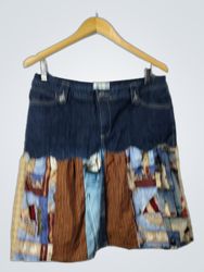 Christopher & Banks Petite Patchwork-Rock