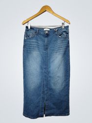 Jupe Maxi en Denim B22
