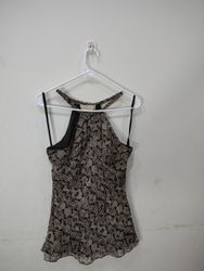 Michael Kors Snake Print Halter Top