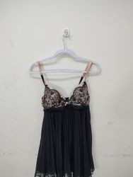 Cinema Etoiles Black Lace Babydoll