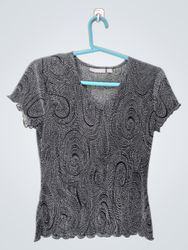 croft & barrow women's short sleeve top