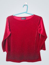 Impressions Millennium Edition Red Velvet Beaded T..