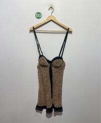 Leopard Print Camisole with Black Trim