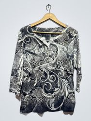 Blusa Style & Co Petite "PL" 100% Poliéster